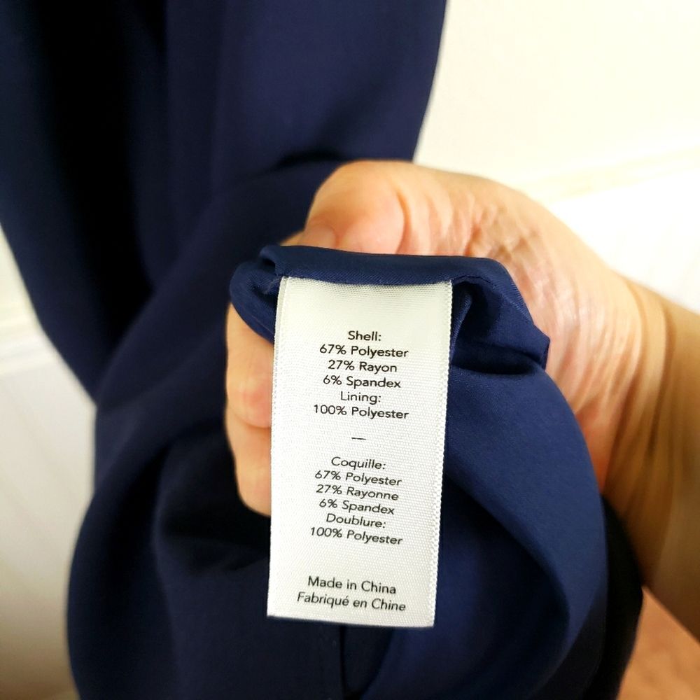 Women's NWT Likely Navy Blue Barnes Sleeveless Mermaid Ruffle Formal Dress SZ 0 - Picture 15 of 15